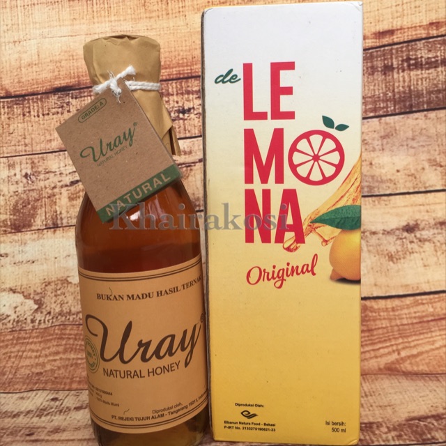 

Paket Madu Uray + Lemona / NutriLemon untuk antibodi dan imun