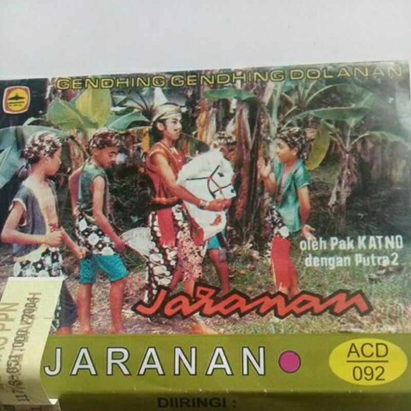 kaset pita gending gending dolanan " Jaranan "