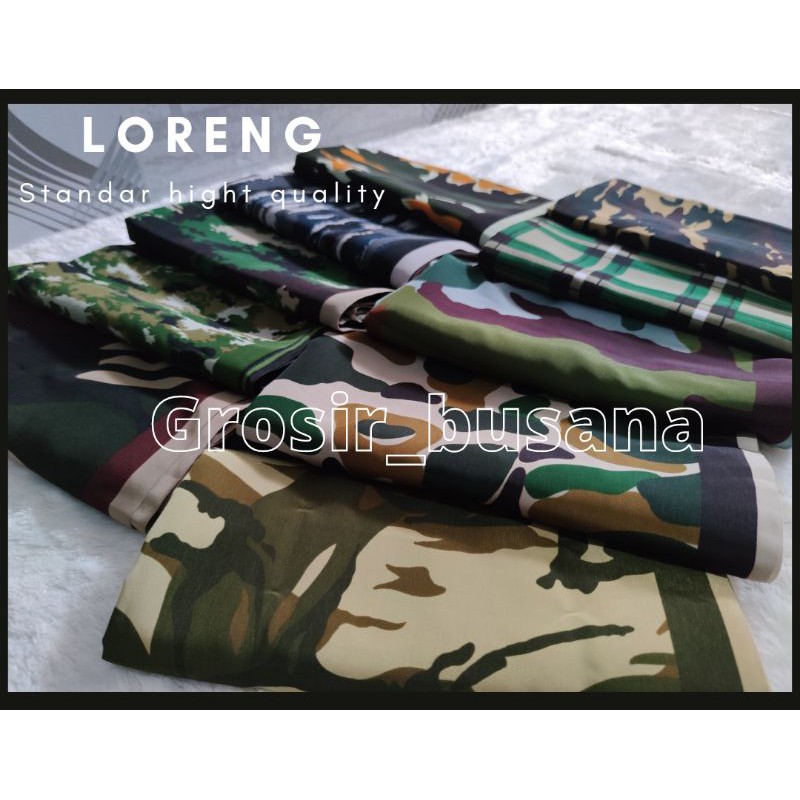 SARUNG LORENG ARMY / TNI / BANSER / AU