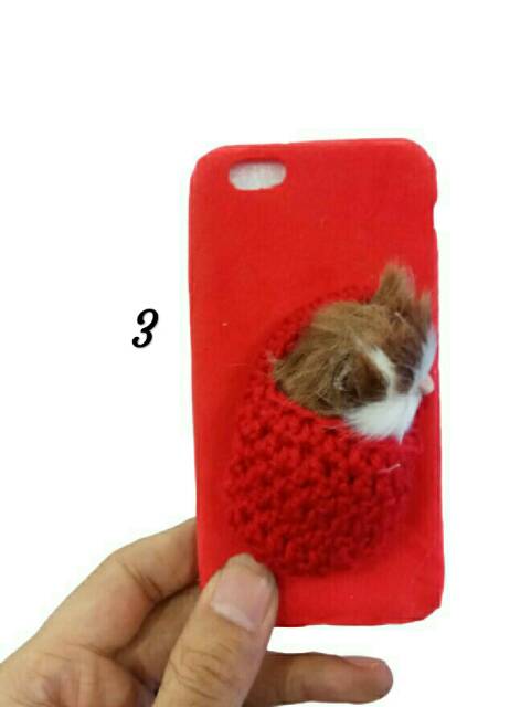 Case luxury bulu cute casing iPhone 6