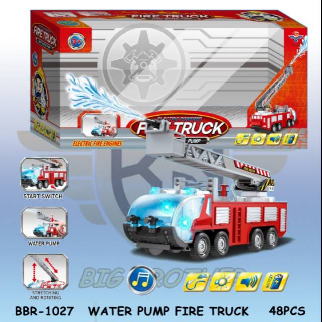 PROMO BRO1026 BRO1027 Mainan Anak Mobil Mobilan Pemadam Kebakaran Fire Truck BIGBROTHER