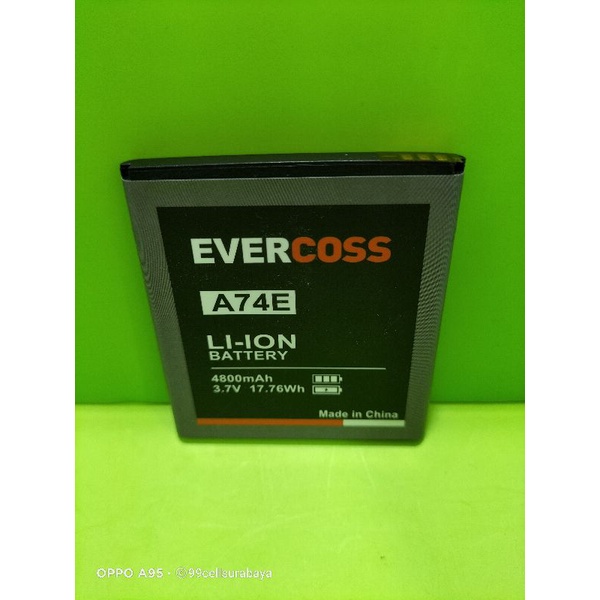 Battery batrai batre baterai Evercoss A74E original