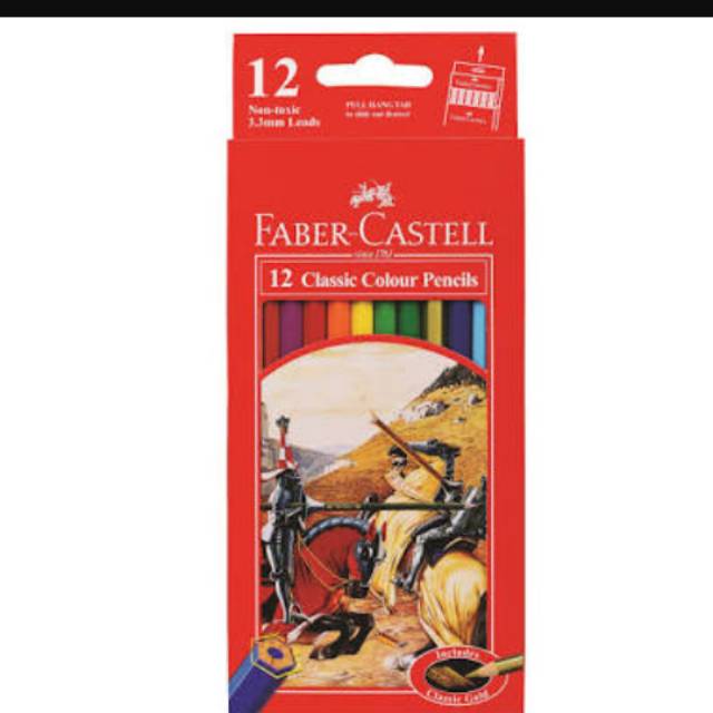 

PENSIL WARNA FABER CASTELL 12 WARNA