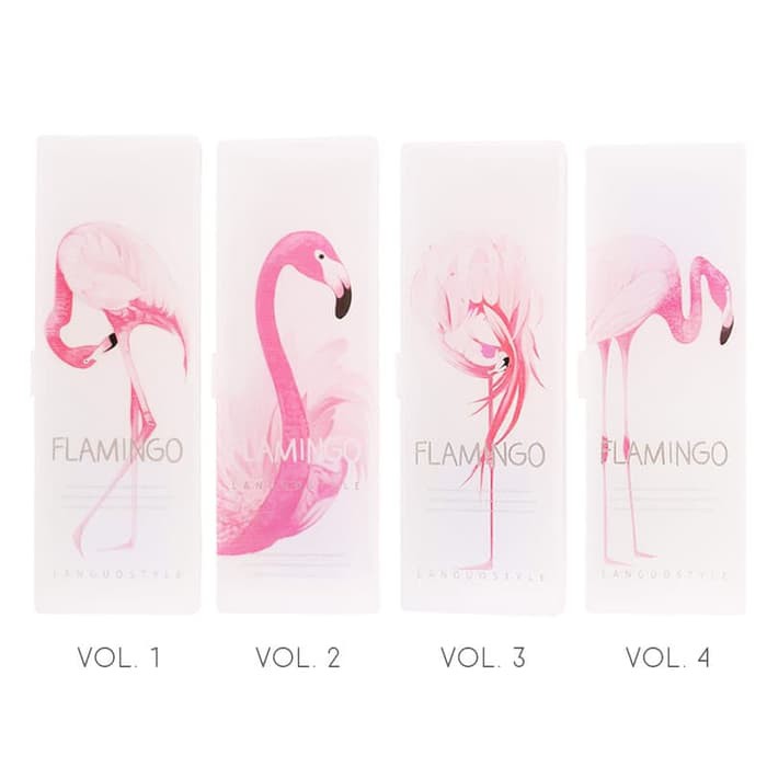 

Pink Flamingo Plastic Pencil Case (Kotak Pensil Plastik)