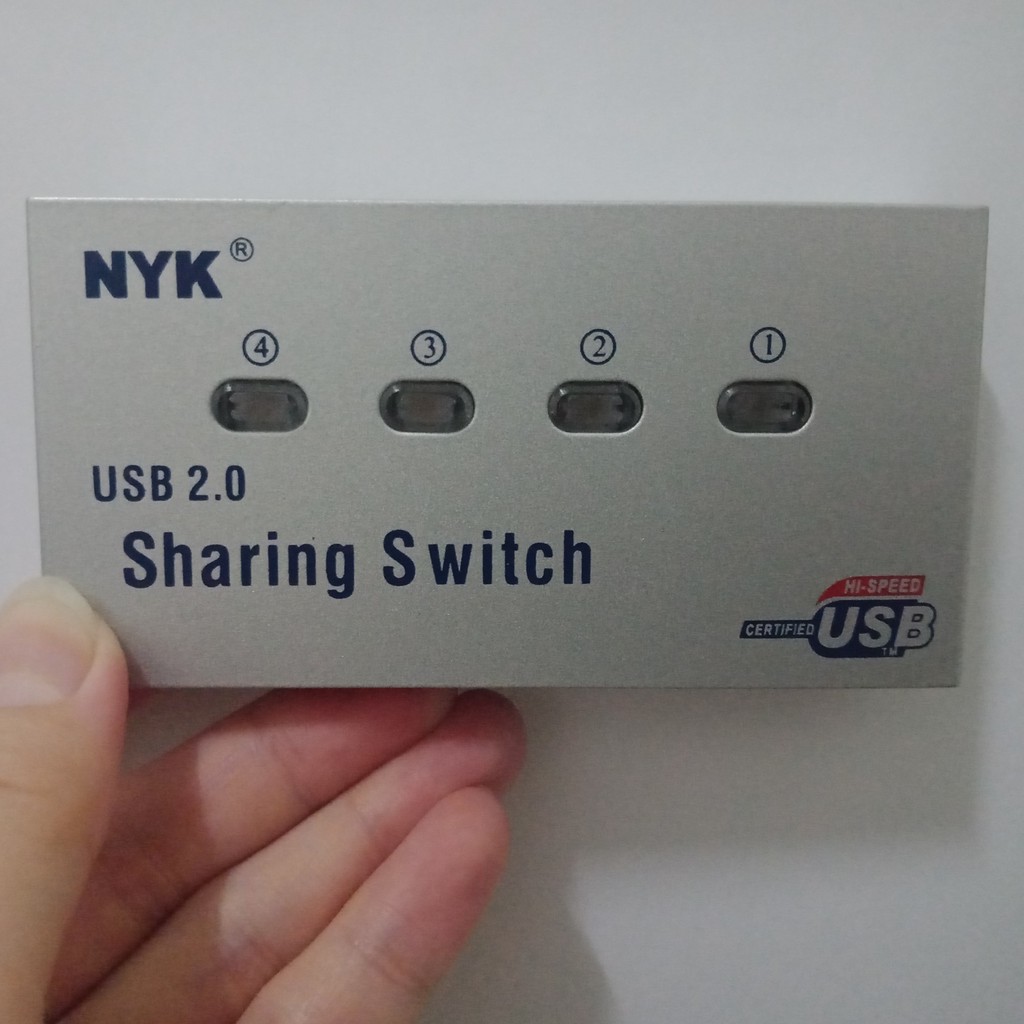 USB DATA SWITCH AUTO 1 TO 4 NYK USB PRINTER SHARING