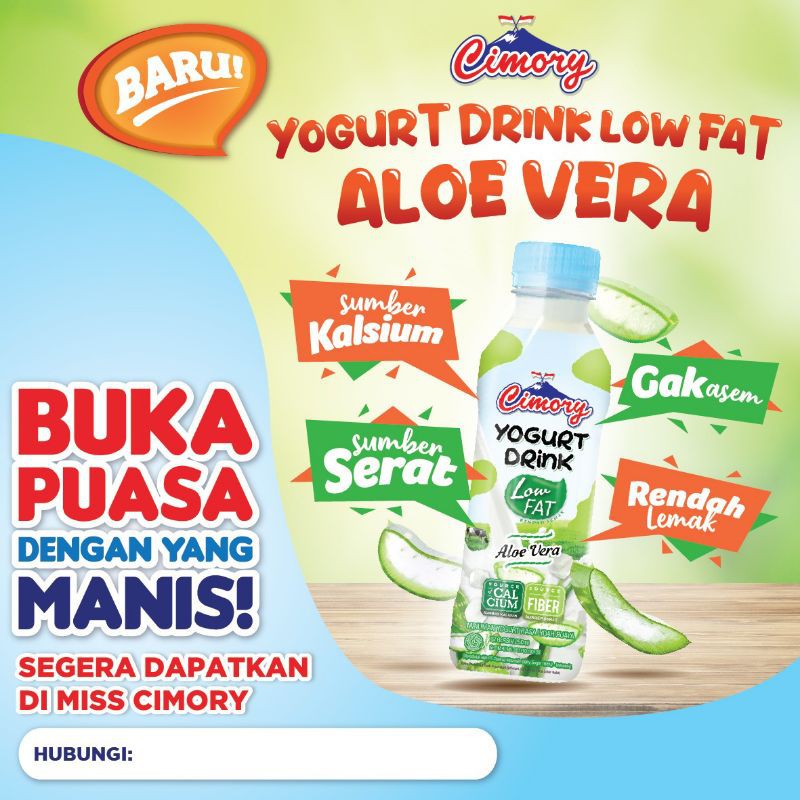 

Cimory Yogurt Drink Low Fat 250 ml Aloe Vera