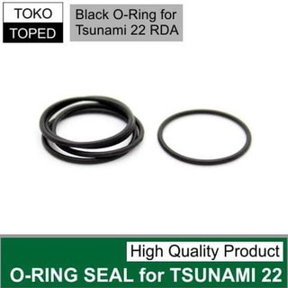 Black O-Ring Seal for TSUNAMI 22 RDA | 22mm karet silicon geekvape