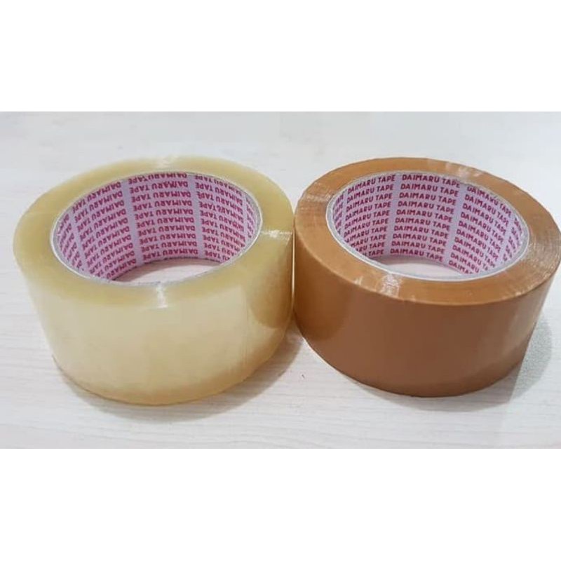 Jual Lakban Tape Daimaru Inci Bening Coklat Shopee Indonesia