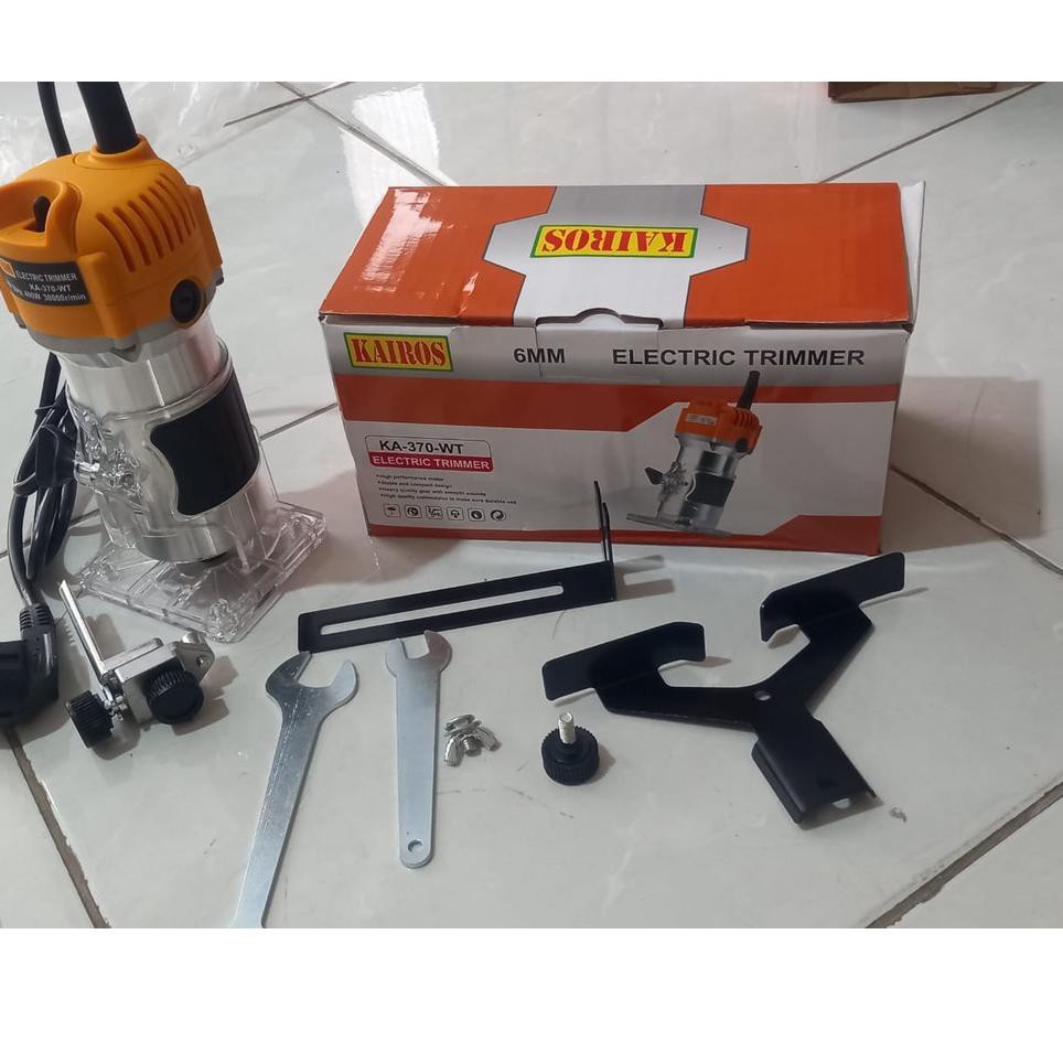 TRIMMER KAIROS KA- 370WT MESIN PROFILE/MESIN LOTER KAYU MESIN ROUTER MESIN PROFIL KAYU  Z16M