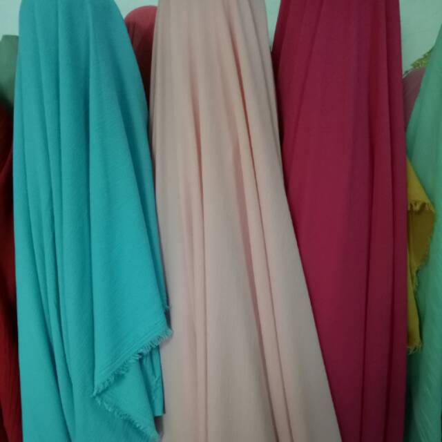 

Bahan bubble crepe