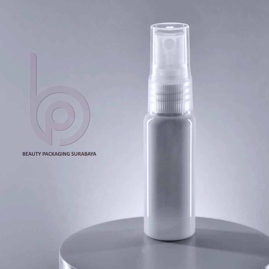 Botol PET 20ml BR putih tutup spray