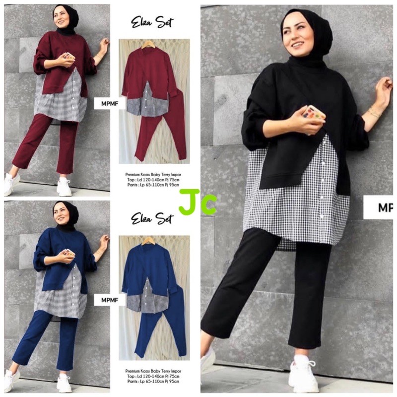 ZR- Elze set / Set Hijab murah / set hijab lebaran