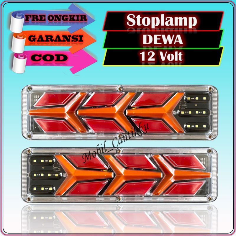Lampu Variasi Led Stoplamp Rem Stop lamp Sein Running Mobil Pick Up Carry Granmax Canter 12 Volt