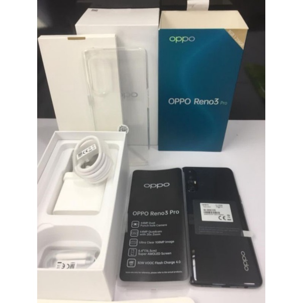 Oppo reno 3 pro 8/256GB fullset original second