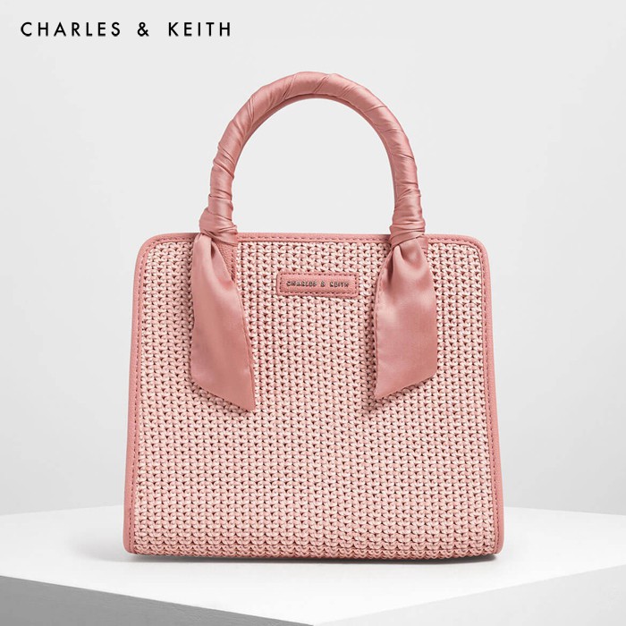 Tas Abg Charles And Keith Fashion Wanita Selempang Import Batam Murah CNK - KYB6181 Pink
