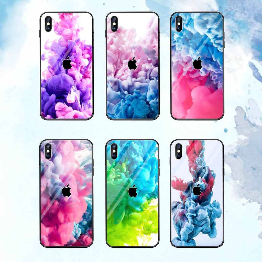 [K50] SoftCase Glass For Oppo Vivo Xiaomi Samsung Iphone Realme a12 a31 a5s a52 a91 a92 a3s a37