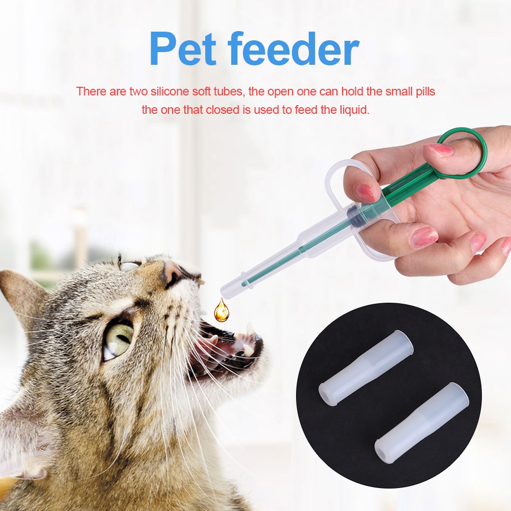 Pelontar Obat tablet pet feeding kit anjing kucing hewan peliharaan