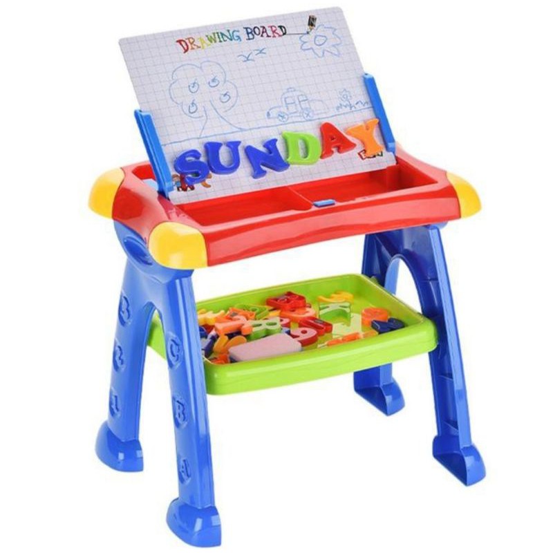MAGNETIC LEARNING TABLE papan tulis alfabet magnet belajar menghitung
