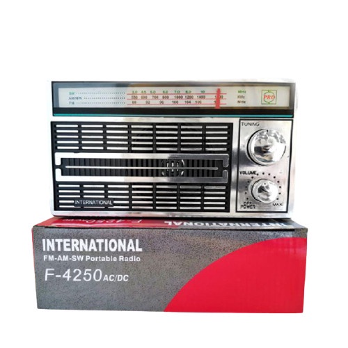 COD RADIO PORTABLE INTERNATIONAL JADUL 3 BAND FM-AM-SW AC/DC SN-4250 //RADIO JADUL INTERNATIONAL SN-4250