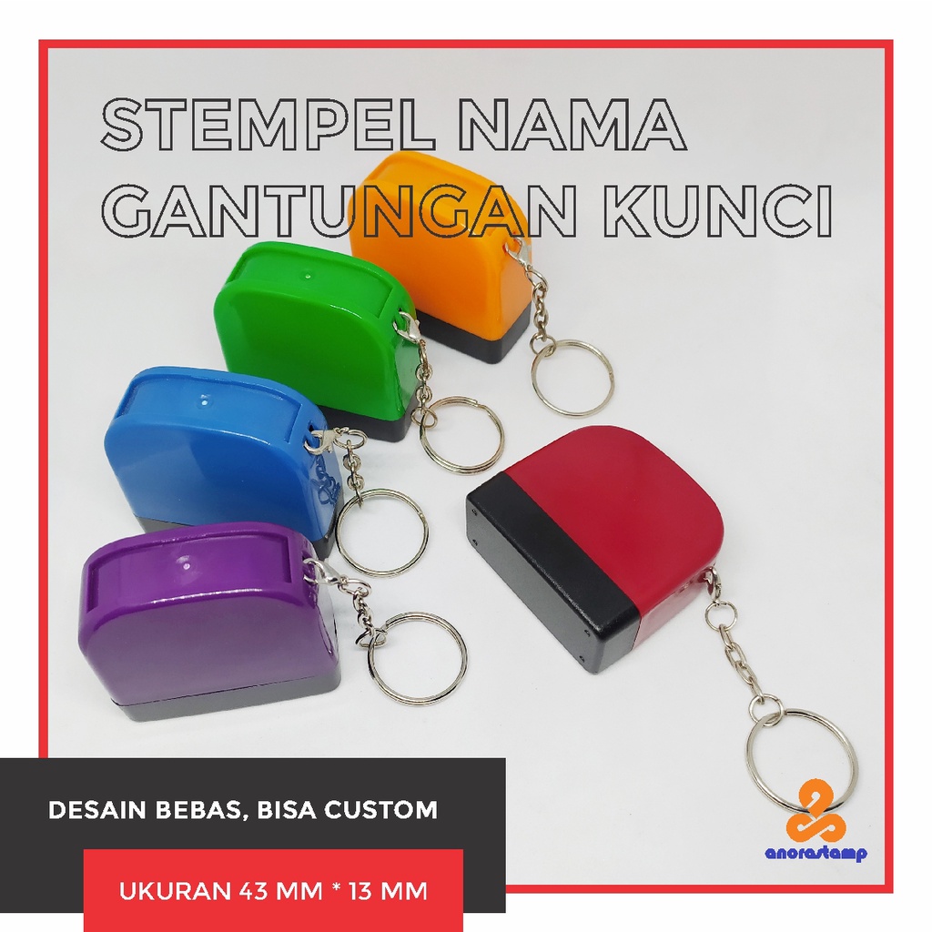 Jual Stempel Nama Gantungan Kunci Shopee Indonesia