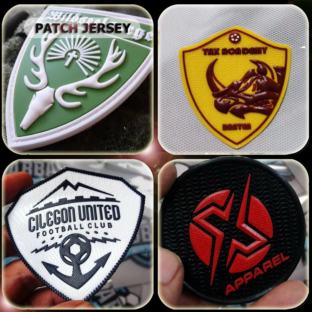BIKIN PATCH JERSEY LOGO DESAIN CUSTOM