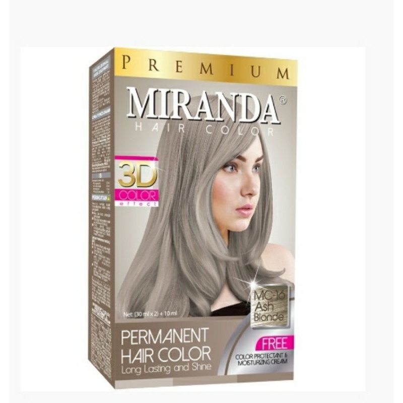 Jual Miranda Hair Color Ash Blonde Ml Shopee Indonesia