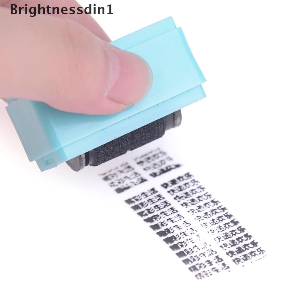 (Brightnessdin1) Stempel Roller Pelindung data / Identitas Anti Maling