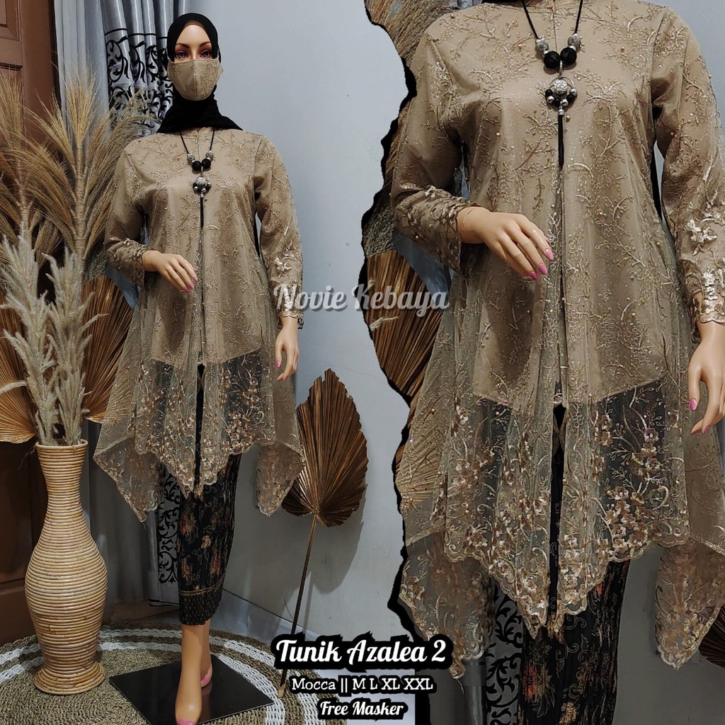 (COD) SETELAN KEBAYA BUSUI MODERN/TUNIK TILLE BUSUI/KEBAYA TUNIK MODERN/ATASAN KEBAYA TILLE MODERN