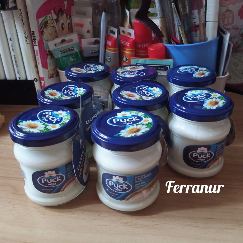 

PUCK CREAM CHEESE Exp JAN 2026 Cheese Spread 140 gr