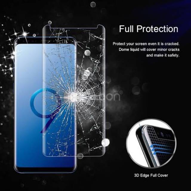 Tempered glass curved UV liquid full glue samsung s7 edge - TG lasser