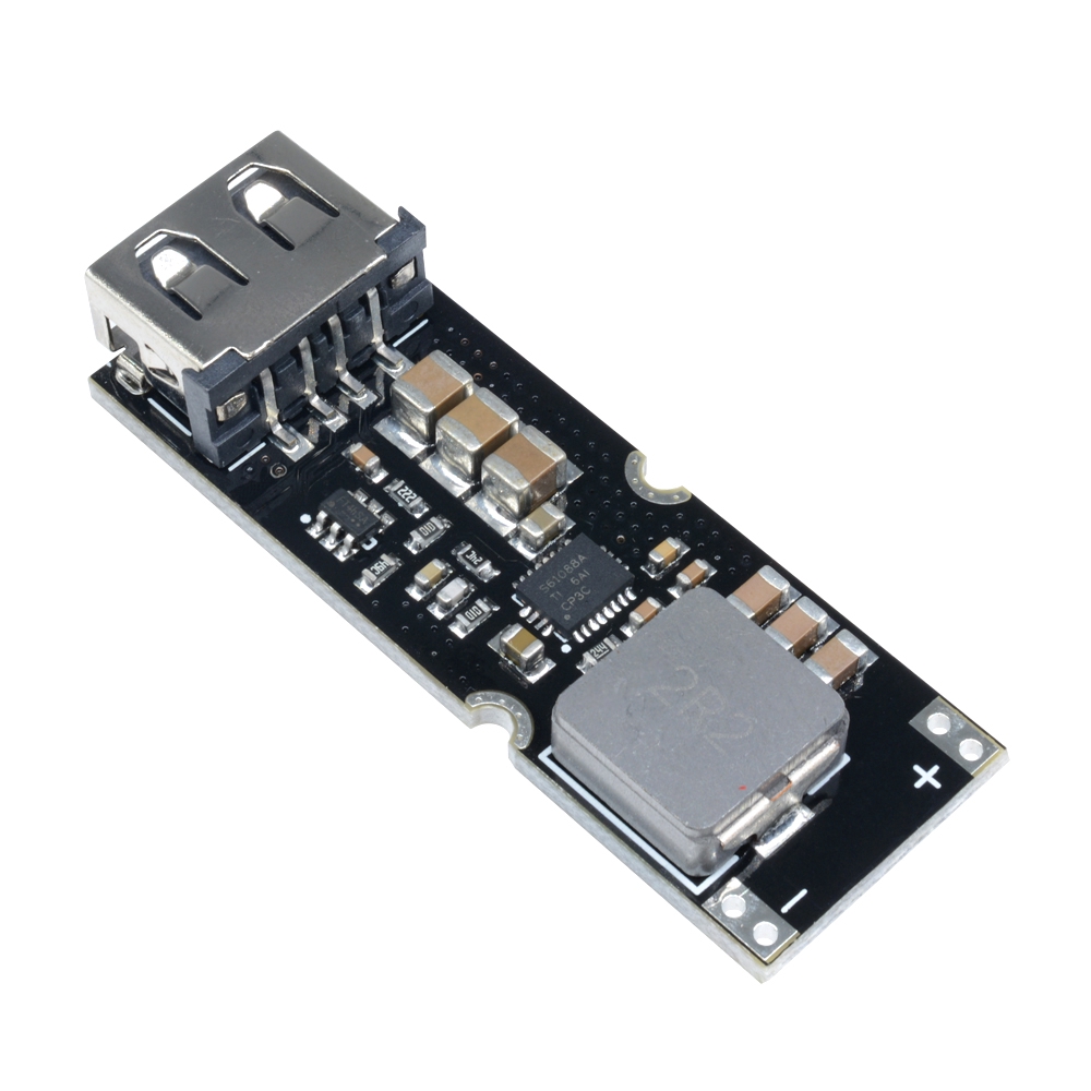 Adapter Konverter Charger Qc3.0 Qc2.0 Fast Charging Dc-Dc Dengan Kabel Usb
