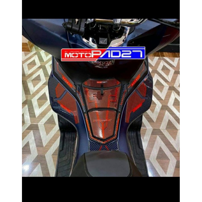 Tankpad Protector Resin Timbul Fullset Warna Khusus Honda PCX 160 Premium