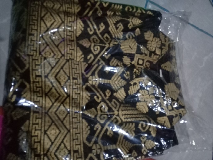 Bswart Batik Hrb026 Kenongo Hem Batik Prada Anjani Gold Kemeja Batik Pria