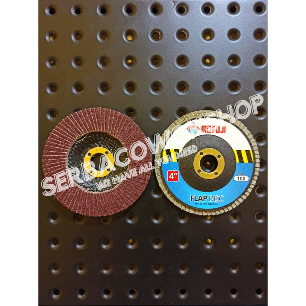 Mofuji Mata Gurinda Amplas Tumpuk Susun Flap Disc Tebal 4 x 16 #60 - #100 - #150 - #180 - #400