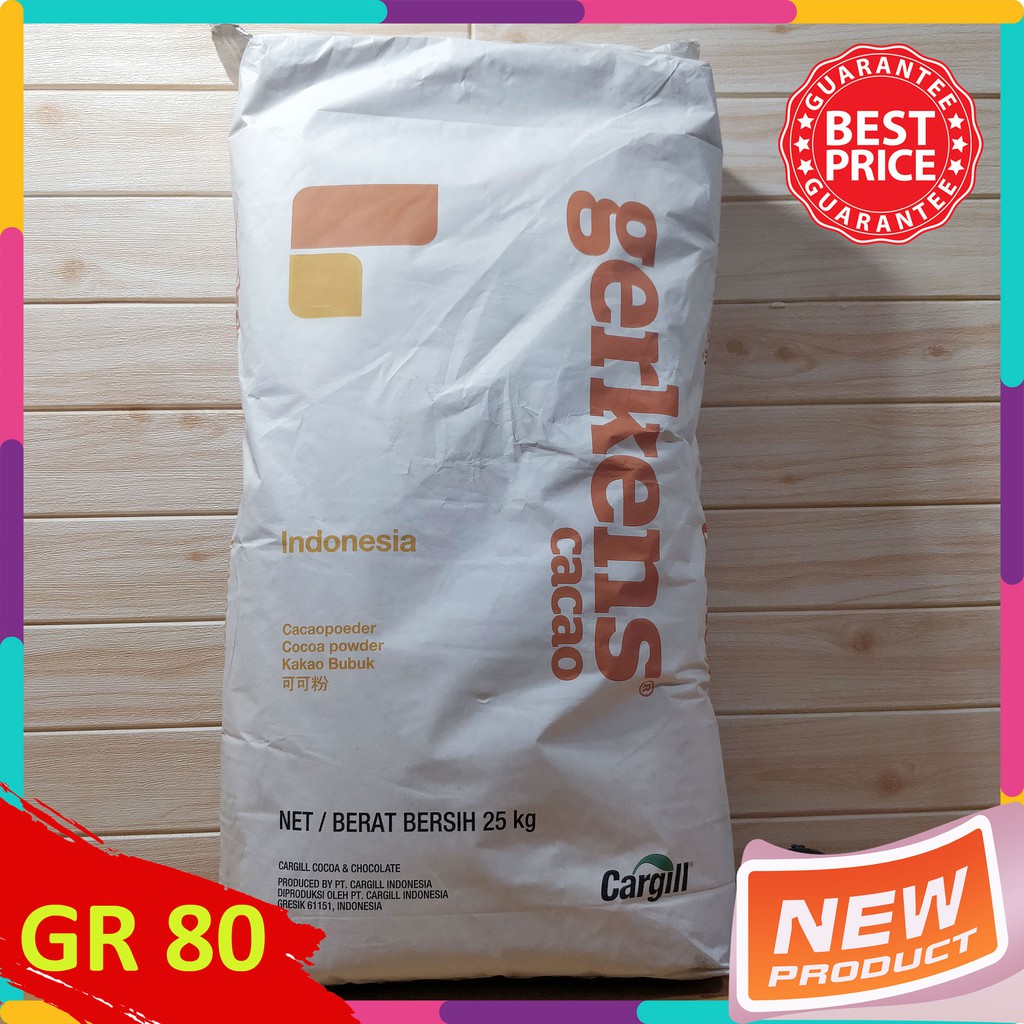 Cargill Pure Cacao Powder Coklat Bubuk 25 Kg Type Gr 80 Shopee Indonesia