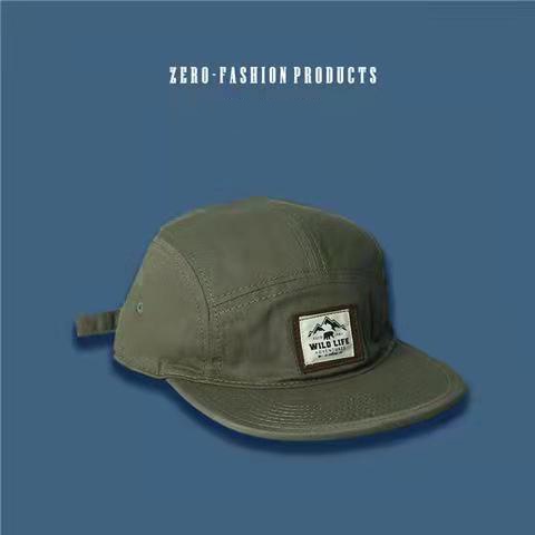 Topi Snapback 5 Panel Bahan Katun Gaya Vintage Untuk Pria Dan Wanita