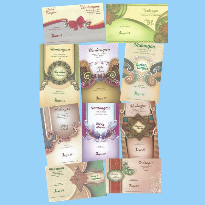 Undangan Jago 15, Jago 16, Jago 17, Jago 18, Jago 19, Jago 20, Jago 21, Jago 22, Jago 23, Jago 24