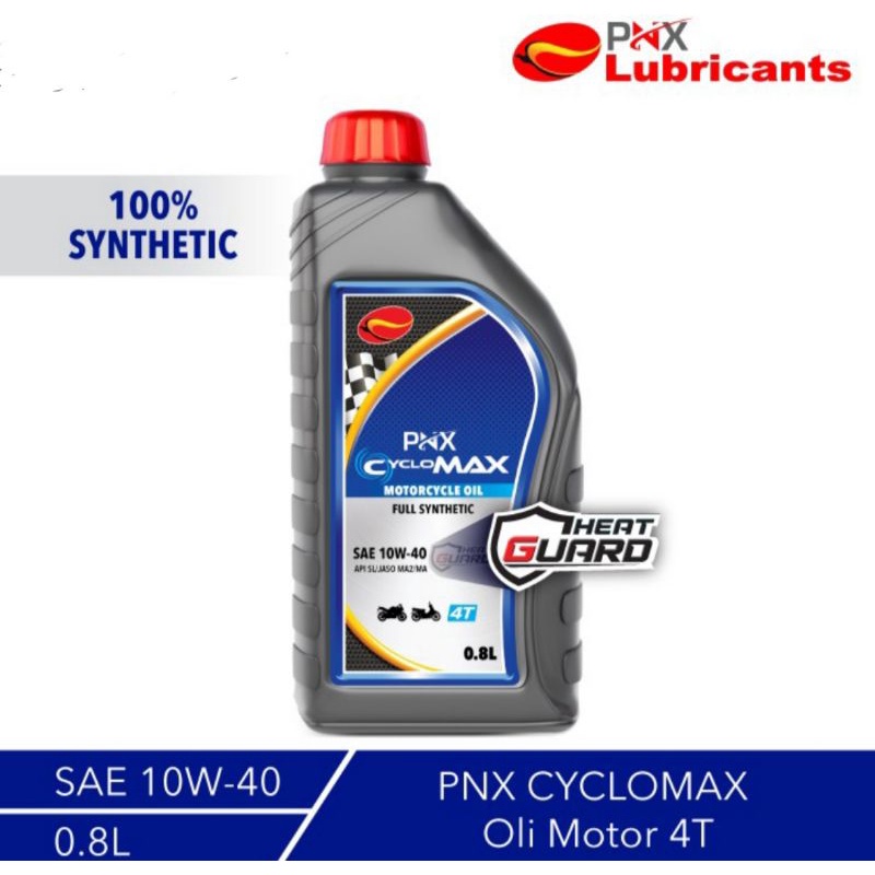 MC - PNX CYCLOMAX Oli Motor 4T Full Synthetic 0.8L SAE 10W-40
