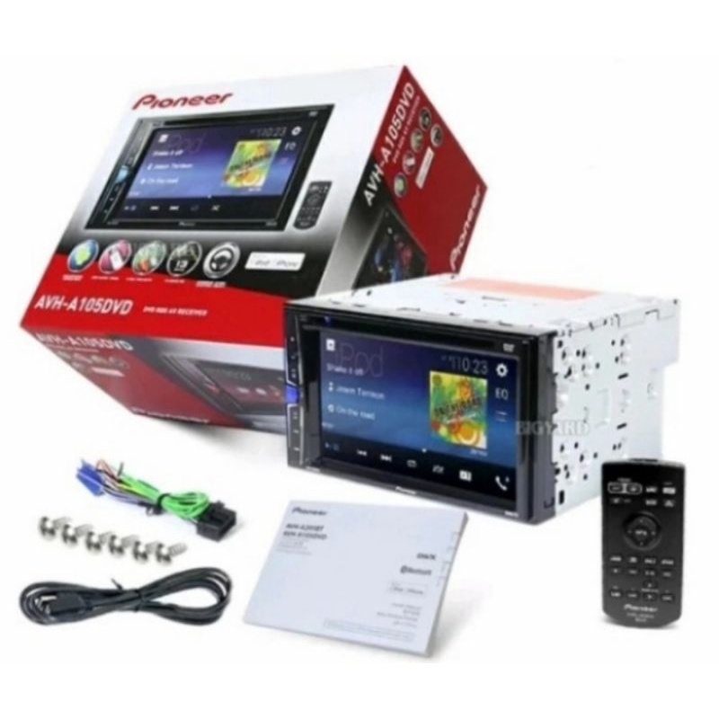 Head Unit Double Din Pioneer AVH A105 Mobil Universal