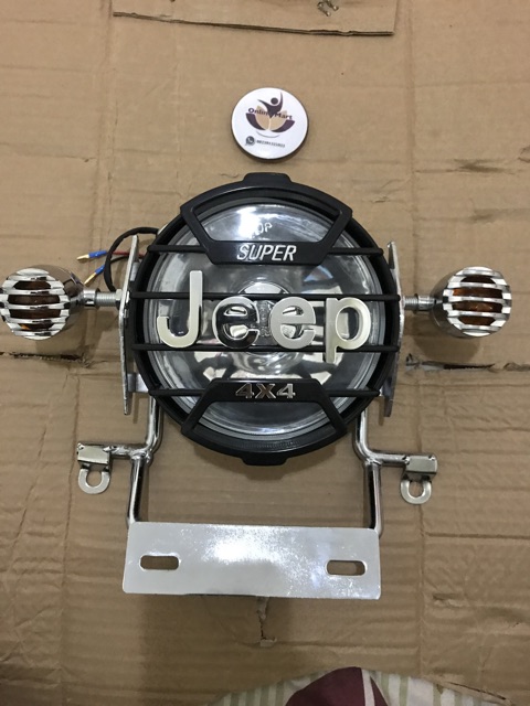 Lampu jeep variasi vixion plus breket plus lampu sen