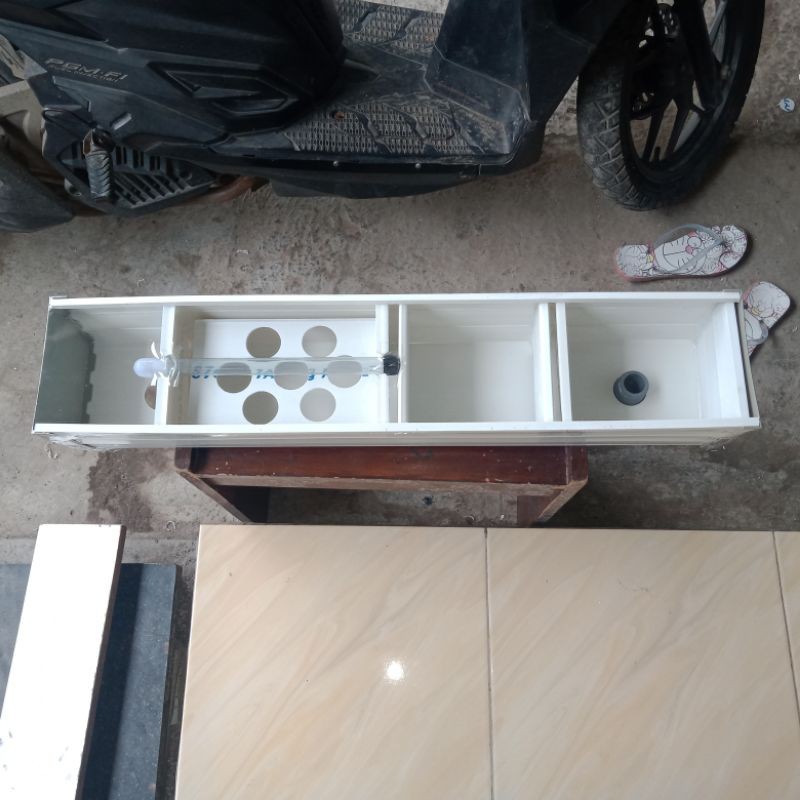 Talang filter aquarium ukuran 70 cm