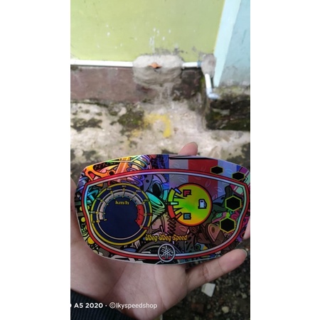 STIKER CUSTOM SPIDOMETER VEGA ZR