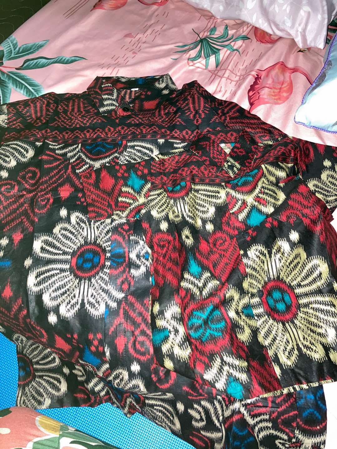 Couple Batik Ayah Anak Motif Kecubung Size Anak Terlengkap