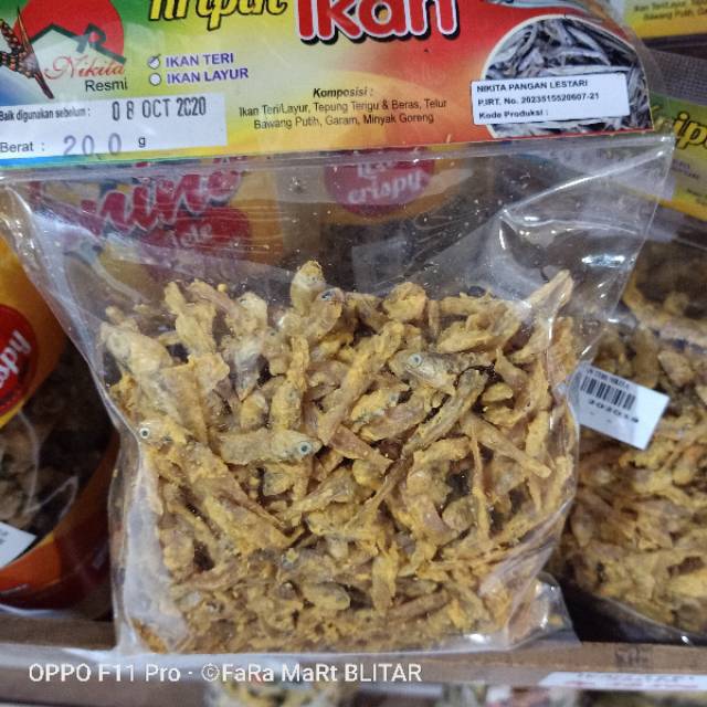

IKAN TERI CRISPY NIKITA KHAS BLITAR