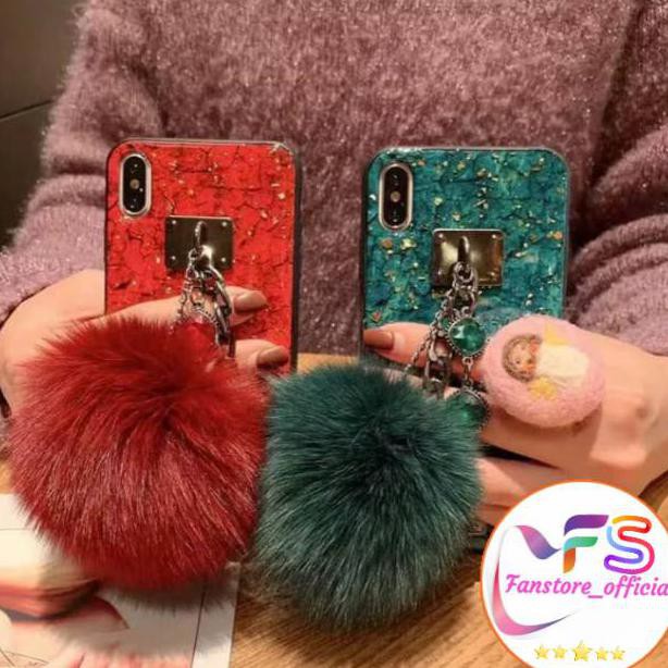 Case import Casing hp Crystal Glass Diamond Vivo V11 pro,V11,V9,Y95,Y93,Y91,Y81,Y71,V5,V5S