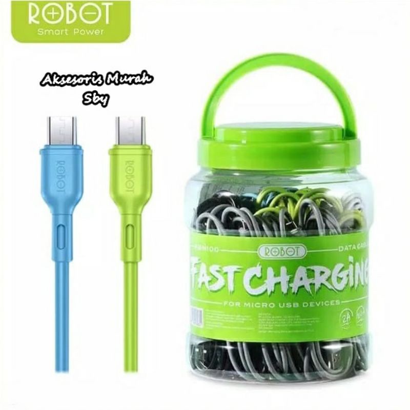 kabel data robot tipe micro suprot segala tipe hp Kabel Cas