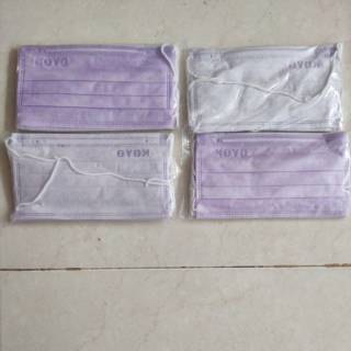 Masker Disposable Hijab Jilbab  Untuk Muslimah 3 Ply Warna  