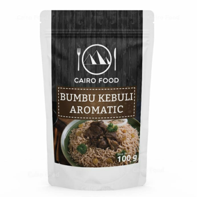 

Ready- Bumbu Instan Nasi Kebuli Aromatic Isi 100 Gram Brand Cairo Food