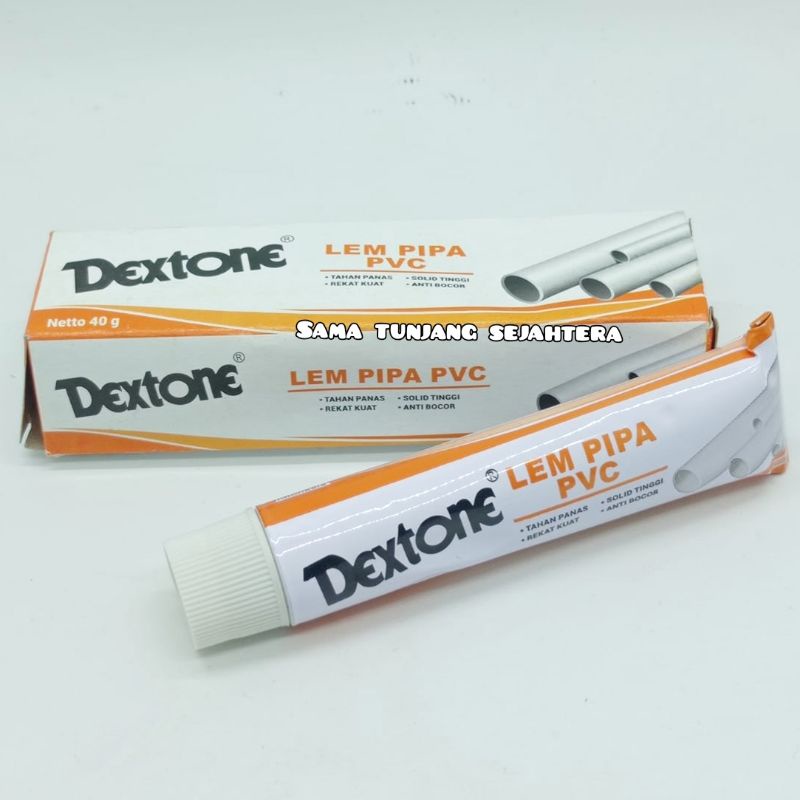 

LEM PIPA PVC DEXTONE TUBE 40 GRAM / LEM PIPA PARALON DEXTONE