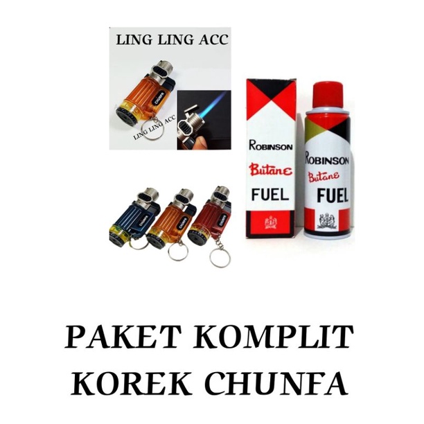 PAKET KOMPLIT KOREK CHUNFA / KOREK BARA CHUNFA / MANCIS KOREK BARA API LAS CHUNFA CUNFA TORCH LIGHTER PAKET LENGKAP KOREK BISA COD YA